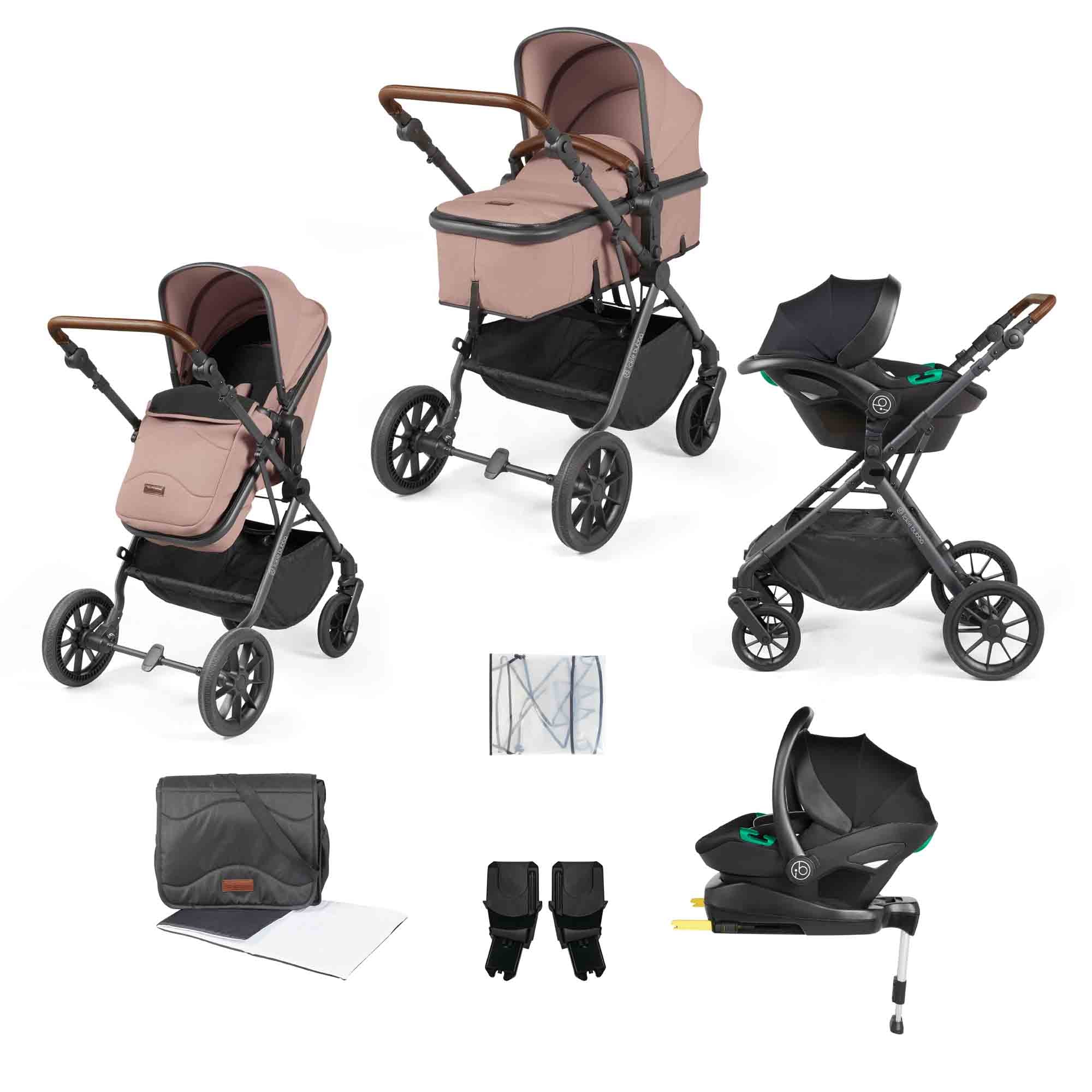 Cosmo 9 Piece Travel System with i-Size Stratus Car Seat & ISOFIX Base - Image 5