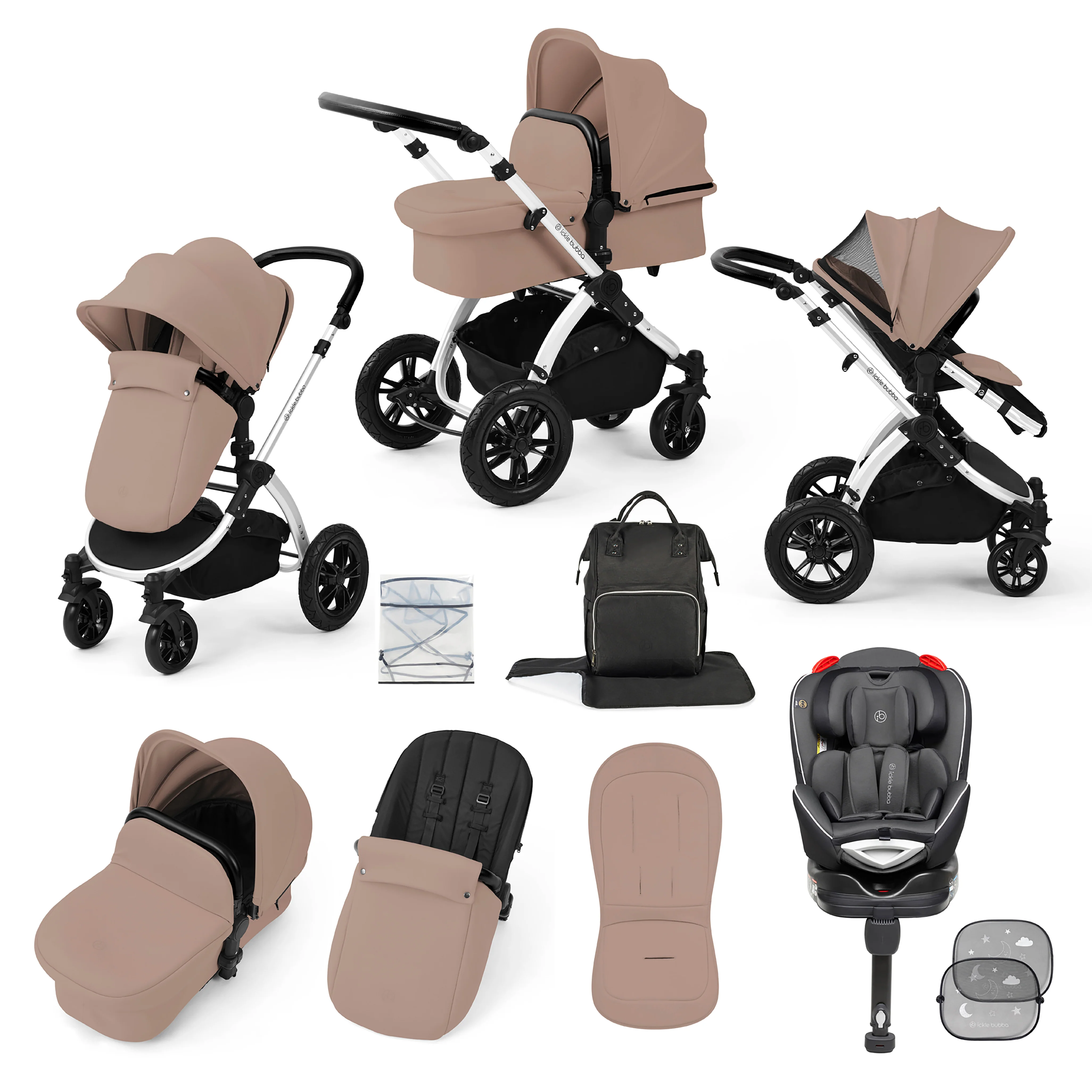 Stomp Luxe 10 Piece Travel System with Radial Car Seat - Image 15