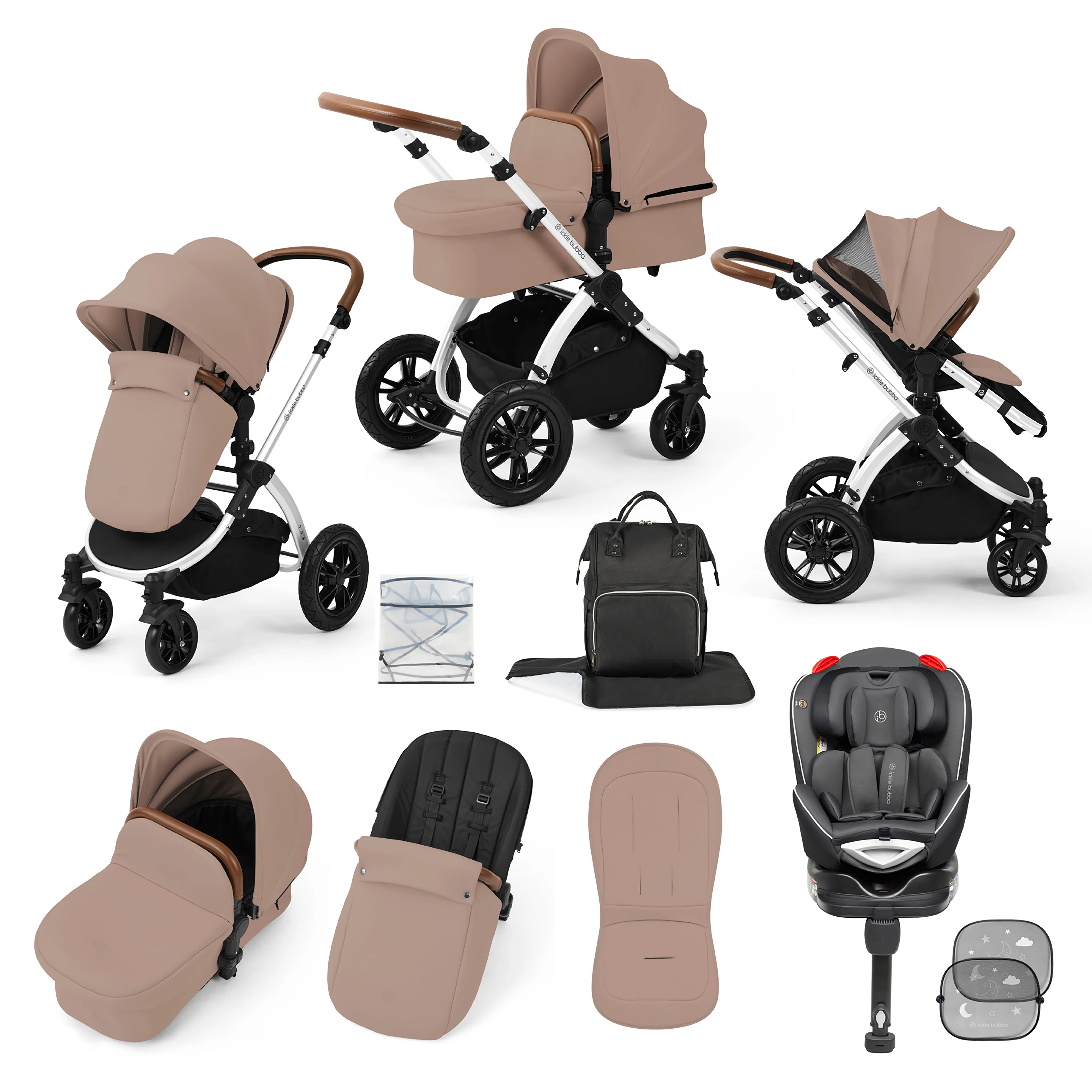 Stomp Luxe 10 Piece Travel System with Radial Car Seat - Image 16