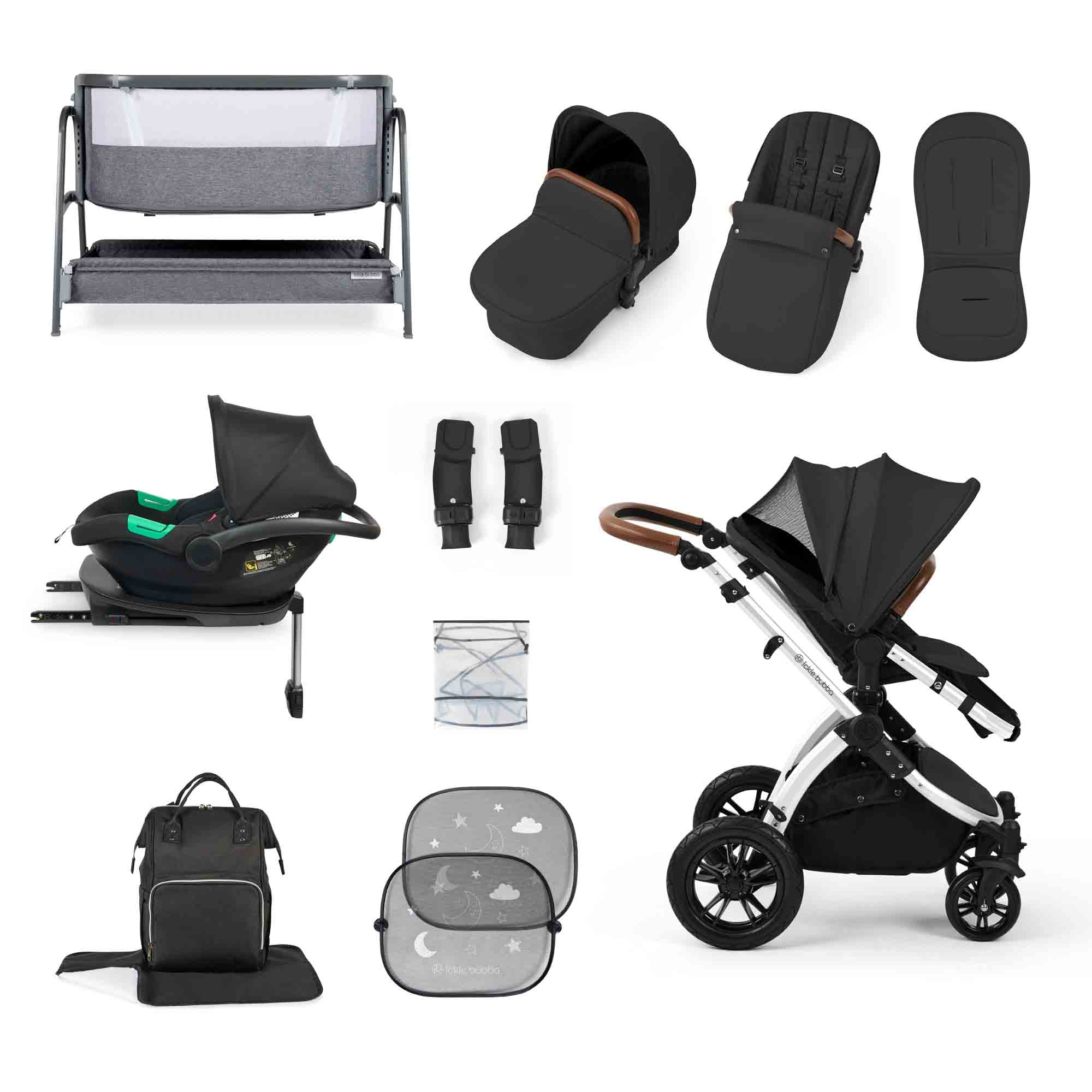 Stomp Luxe Cirrus I-Size Travel System & Home 14 Piece Bundle - Image 21